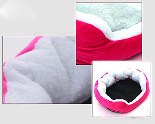 Zedo-Coton-Super-Doux-Nid-de-CompagnieNid-de-Lutte-litire-Chat-nid-Chiot-TeddyFournitures-pour-Animaux-dhiverBleu46-42cm