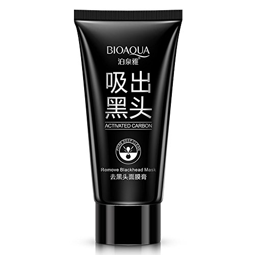 FANGXIN 4 PCS Mitesser Entferner Gesichtsmaske Akne Blackhead Peel Off Mask Schwarz 60gx4 - 3