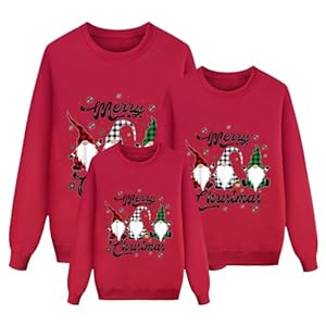 Christmas Jumper Mujer Sudaderas Navideñas Familiares A Juego