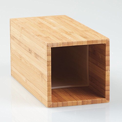 InterDesign 85942EU Formbu Viereckige WC-Bürste, Bambus - 4