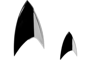 QMx Star Trek Discovery Black Badge & Pin Set, Misura unica, lega metallica