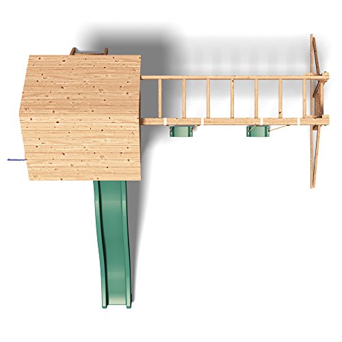 Playhouse Climbing Frame Slide Swing Set Monkey Bars Club House - Dunster House® MaxiFort® Frontier reviews Playhouse Climbing Frame Slide Swing Set Monkey Bars Club House - Dunster House® MaxiFort® Frontier