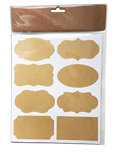 Etiketten Set „Natur“, 48 Aufkleber, Haushalts-Etiketten, Einmach-Etiketten, Schilder, Geschenkaufkleber - 2