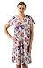 Ladies Maternity/Nursing Nightie/Nightdress Grey/pink/Purple Size 10/12, 14/16, 18/20 (18/20 - 56")