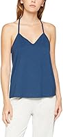 Iris & Lilly Caraco de Nuit Dos en Dentelle Femme, Bleu (Insignia Blue), X-Small