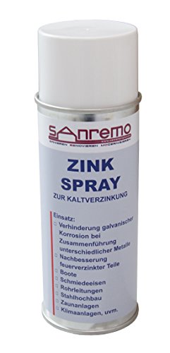 Sanremo Zink Spray - zur Kaltbezinkung 400ml (0,97 € / 100ml)