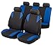 Produktbild Timon 57454, Sitzbezug Schonbezug Autositzbezug, Komplett Set, Schwarz, Blau