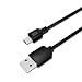 Produktbild hasmx 2 Meter Langes [2er Pack] GoPro Hero Mini USB Ladekabel, USB 2.0 (A Male zu Mini B 5 Pin Daten Kabel für GoPro Hero 3 Weiß, GoPro Hero 3 + Silber, GoPro Hero 4 schwarz Surf, GoPro Hero 4 schwarz Musik, GoPro Hero 4 silber Surf, GoProHero 4 silber Musik