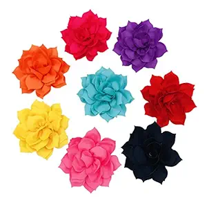 PET SHOW Dog Charms Flower Collar Accessories For Cat Puppy Collars Dogs Bowtie Grooming Pack of 8
