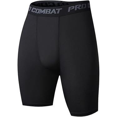 Pantaloncini A Compressione Uomo – Asciugatura Rapida E Protezione Solare UPF 30+, Per Corsa E Sport
