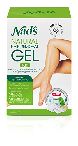 Nads Hair Removal Gel Kit 6oz Gel