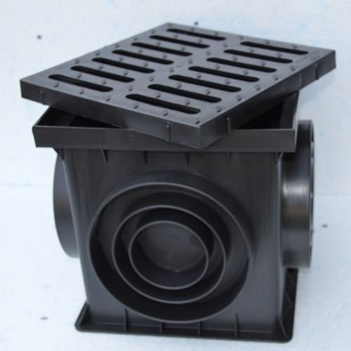 Preisvergleich Produktbild Hofablauf Hofsinkkasten 25x25x25 cm A15 begehbar Gully Entwässerung