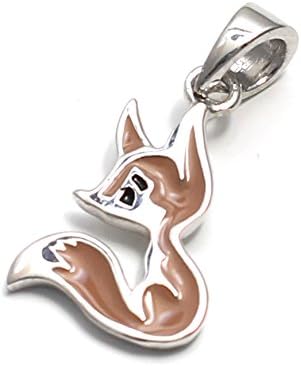 Fox Pendant Made From 925 Sterling Silver