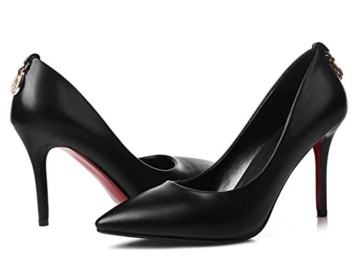 Preisvergleich Produktbild YTTY Flache Schuhe In Einem Niedrigen,Schwarz,34