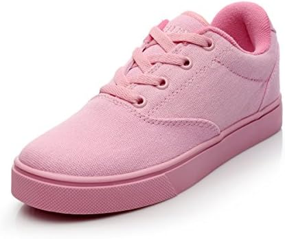 Unisex Child Girls Boys Wheel Shoes Trainer Sport Shoe Roller Skates (Red/Black/Pink)