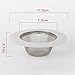 Produktbild Excenterstopfen Saugkorb für Küche Badezimmer Küche Spüle Saugkorb 11.3 cm großer Durchmesser Stahlfelge Edelstahl Spüle Deckel Rohrreinigungs-Spirale für Küche Badezimmer Dusche