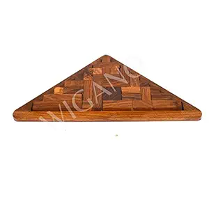 Wigano Wooden 3D Puzzles Pedagogical Board Brain Teaser Games for Kids