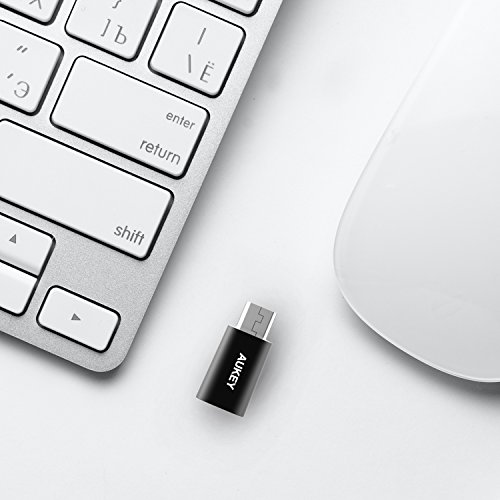 AUKEY USB C Adapter auf Micro USB für Samsung Galaxy S8 , Lumia 950 / 950XL , OnePlus 2 / 3 , Nexus 5X / 6P , Nokia N1 Tablet , usw. - 4