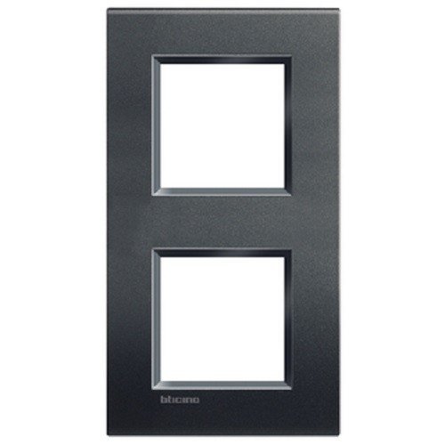 Bticino lna4802m2ar Plate 2 + 2 Mod Anthracite Livinglight Ref. 6572550002