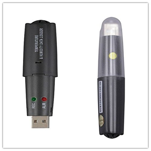 Perfect-Prime USB Temperatur & Feuchtigkeit Datenlogger Dewpoint Show, PC Software unterstutzt bis zu 10 gewinnen - 2
