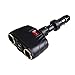 Produktbild iRoundy Dual USB Auto Ladegerät mit 2-socket Zigarettenanzünder Power Adapter DC Outlet Splitter für iphone 7/6s/6/6 Plus, iPad, Samsung Galaxy S6/S6 Edge etc.