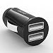 Produktbild esorio® KFZ PKW Dual Slim Power Charger in schwarz