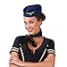 Produktbild PARTY DISCOUNT NEU Hut Stewardess Schiffchen, blau