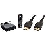 Astrell 011128 Adaptateur TNT HD USB Noir & AmazonBasics Câble HDMI 2.0 haut débit Compatible Ethernet / 3D / retour audio [Nouvelles normes] 0,9 m