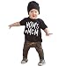 Produktbild Jungen Outfit Kleidung Xinan Neugeborenes Baby Brief T Shirt Tops Camouflage Hose Kleiderset Outfits (80, Schwarz)
