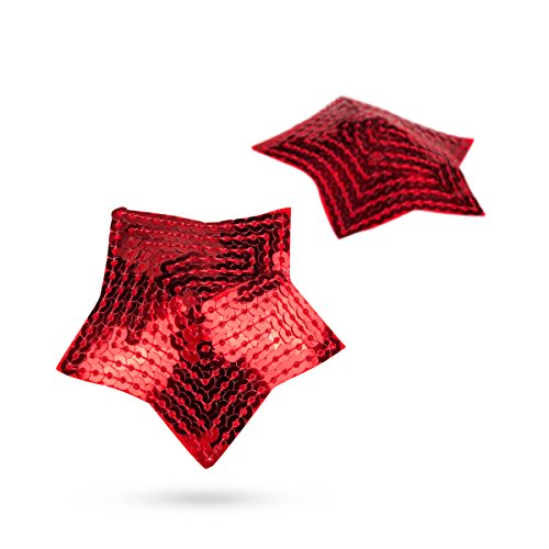 Preisvergleich Produktbild XOXO Luxuriöses Nippel Pasties, Sternförmigen Elegantes Brustwarzen Bedeckende Aufkleber (Wiederverwendbar)