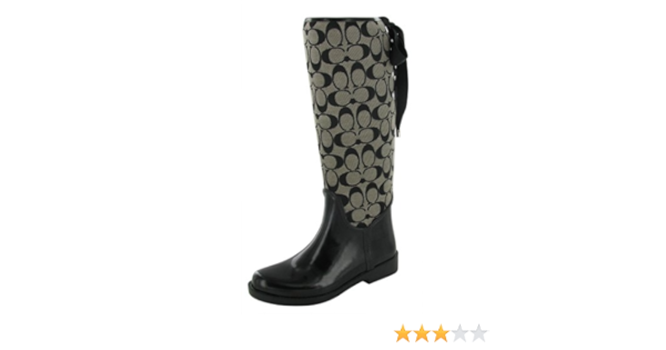 coach rain boots amazon