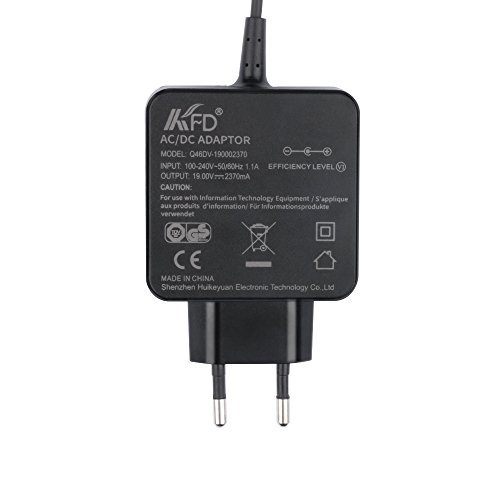 KFD 40W Tablet Netzteil Ladegerät Ladekabel für Acer Aspire V5 532h 533 753 756 D255 D257 D150 HAPPY HAPPY2 531H 721 751 521 522 725 752 E100 D255E D260 D270 D250 A110 A150 ZG5 ZE6 532 A150X 722 ADP-40TH A Acer Iconia W500 ChromeBook AC700 C7 C710 AC710 eMachines 355 Aspire R 14 R3-471T-54T1 TravelMate B1 B113 TMB113 – 19V 2,15A - 2