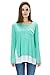 Bearsland Women's Long Sleeves False 2 Pieces Breastfeeding and Nursing Top Green UK Size 12-14