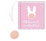 Image de Glückwunsch, ein Mädchen!: Geschenk-Set mit Buch und Schnuffeltuch (Willkommen)