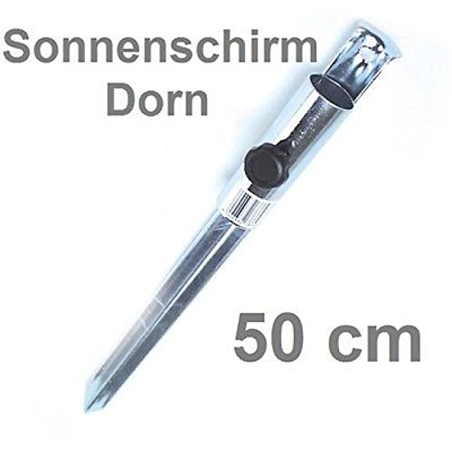 Preisvergleich Produktbild 50 cm verzinkter Rasendorn ,Schirmhalter Bodendübel Bodenanker Bodenhülse , Sonnenschirm Dorn