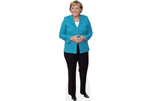 CELEBRITY CUTOUTS Angela Merkel (Blazer) Pappaufsteller mini