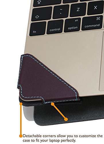 Broonel - Profile Series - Purple Leather Luxury Laptop Case For The Lenovo ThinkPad L380
