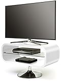 Centurion Opod - Mueble para pantalla plana de TV (19-37'), color blanco laqueado