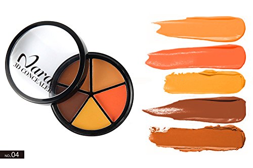 5 Colors Concealer Contour Palette 3D Cream Camouflage 4#