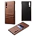 Produktbild Casefirst Huawei Honor Magic 2 PU Hülle Leder Flip Handyhülle Brieftasche PU Leder Lederhülle mit Kartensteckplatz und Standfunktion Stoßfest Ultra Schlag Schutz Leichtgewicht Hülle - Dark Brown