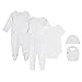 J By Jasper Conran Designer Babies White Bear And Star Six Piece Set
