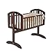 Obaby Sophie Swinging Crib - Walnut
