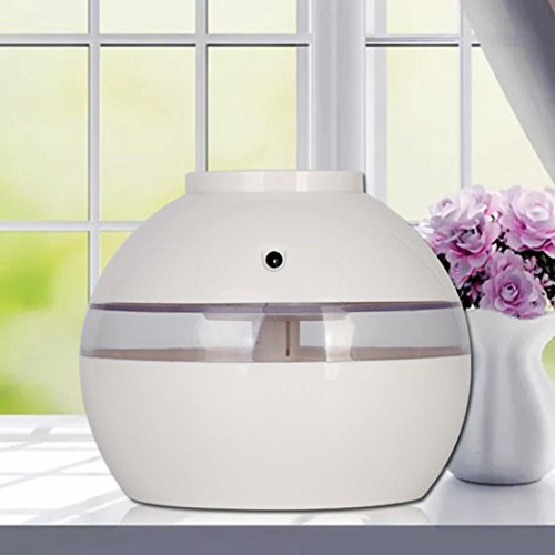 Preisvergleich Produktbild Büro / Raum 300ml Air Aromatherapie Luftbefeuchter LED Ätherisches Öl Diffusor Ultraschall Ätherisches Öl Diffusor für Yoga,Spa,usw (White)