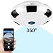 Produktbild TKSATR IP Kamera Wlan, Panorama Kamera 360 Vollansicht 3D Fisch Auge Wireless Wifi Smart Kamera Weitwinkel Objektiv IR Nacht Motion Unterstützung IOS Android Smartphone APP Remote View HD 1080P V380