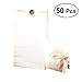 Produktbild BESTONZON 50 Pcs Einzelnutzung Kraft Papiertüte zum Braten von Lebensmitteln Nüsse Barbecue Verpackungsbeutel (weiß)