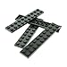 Produktbild 4 x Lego System Leiste Basic Bau Platte Stein alt-dunkel grau 2 x 10 für Set Star Wars 4483 10030 7418 3451 7420 7181 4512 3832