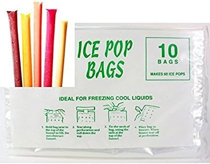 120 Ice pop maker bags, homemade smoothie pops freeze your own icicle pops healthy summer treats