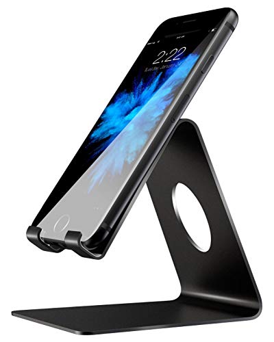 MoKo Smartphone Soporte Universal - Portátil Aluminio Cradle Dock Stand Holder para iPhone 11 Pro MAX/iPhone 11 Pro/iPhone 11/ Galaxy Note 10 Plus 6.8