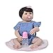 Produktbild Upxiang Lebensechtes Rebornbaby - Puppe 57cm Neugeborene Puppe Kinder Playmate Geburtstag (Gezeigt)