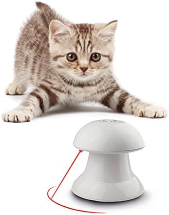 Lenezaro Automatic Rotating Light Interactive Toy for Cats and Dogs